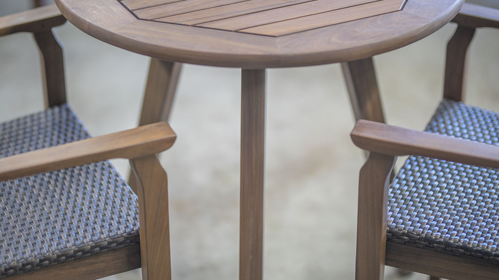 Fine Bistro wood dining set. Wood Furniture Store Champaign IL