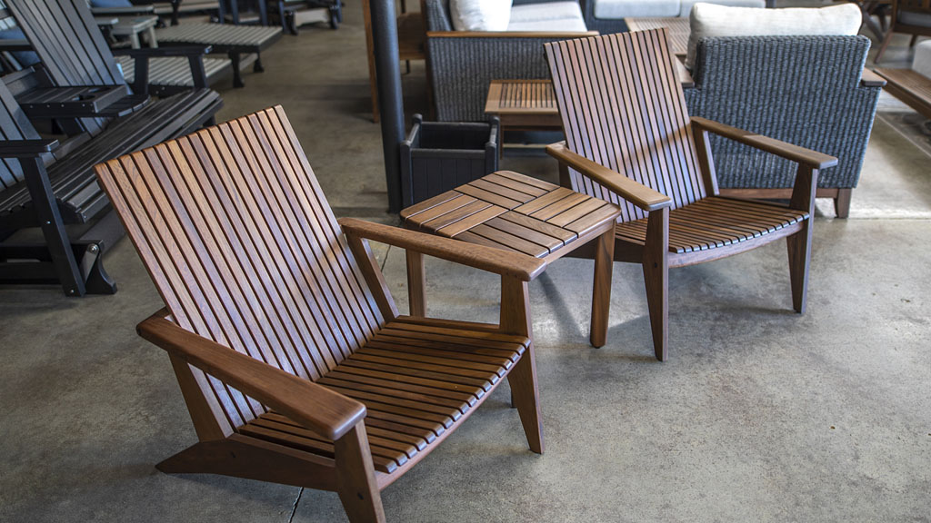 Worlds best wood Adirondack chairs. Wood Furniture Store Champaign IL