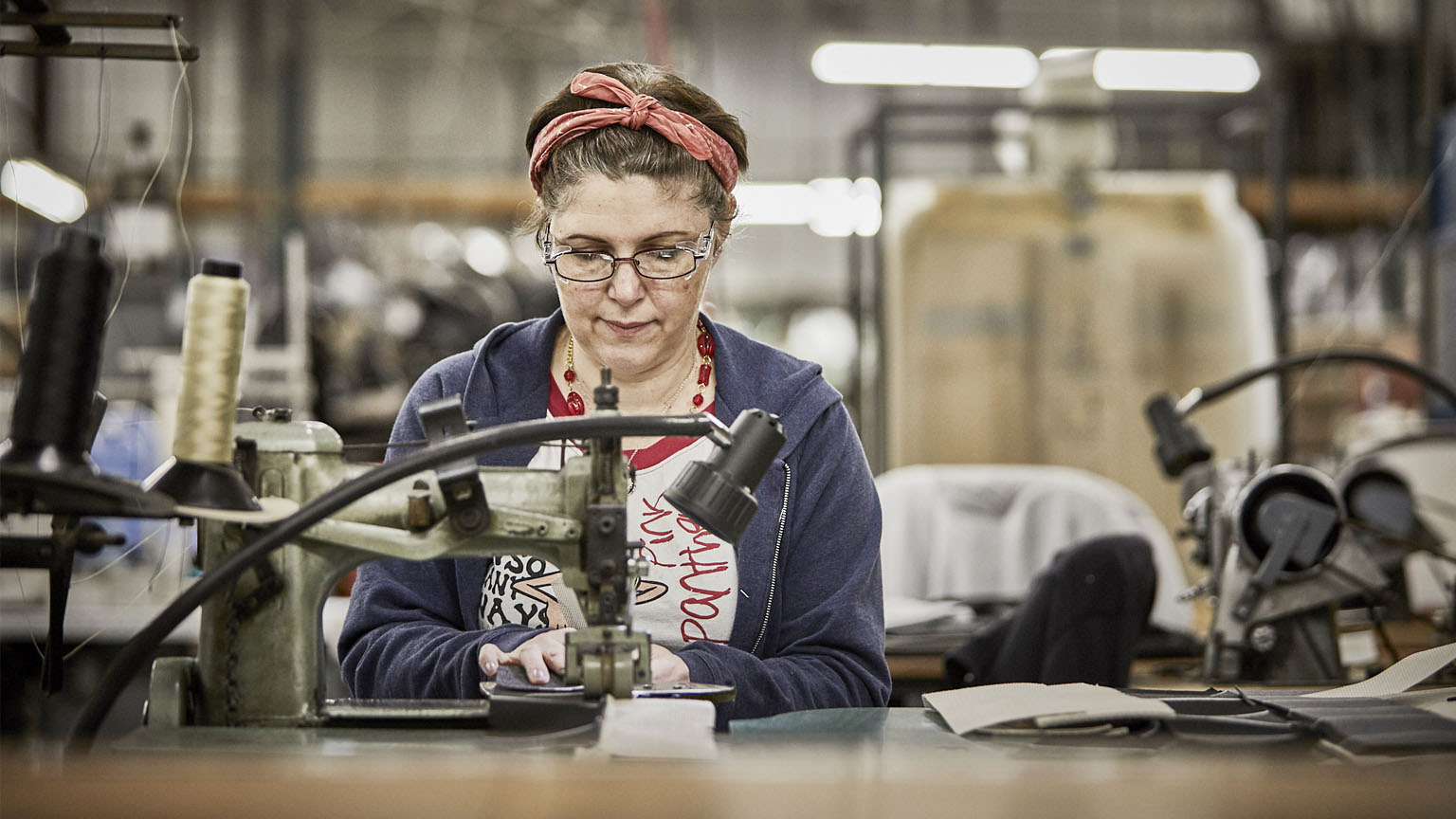 Woodard Furniture Michigan Factory - Sewing